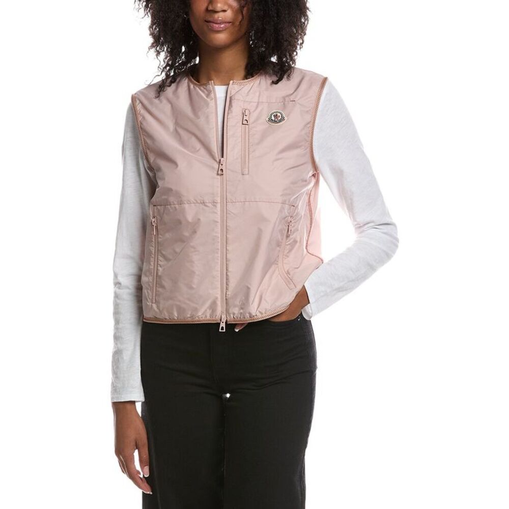 Moncler Womens  Alshain Vest, Pink